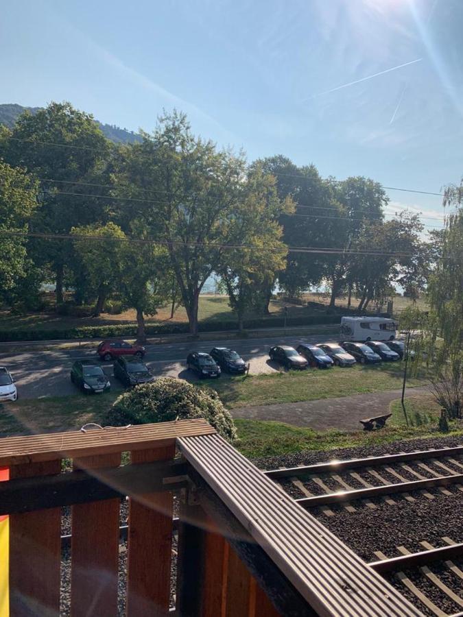 Hotelzimmer Im Alten Reihenhaus Auf Der Stadtmauer Bacharach Exteriér fotografie