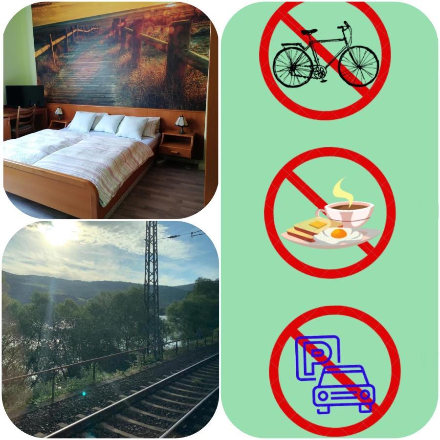 Hotelzimmer Im Alten Reihenhaus Auf Der Stadtmauer Bacharach Exteriér fotografie